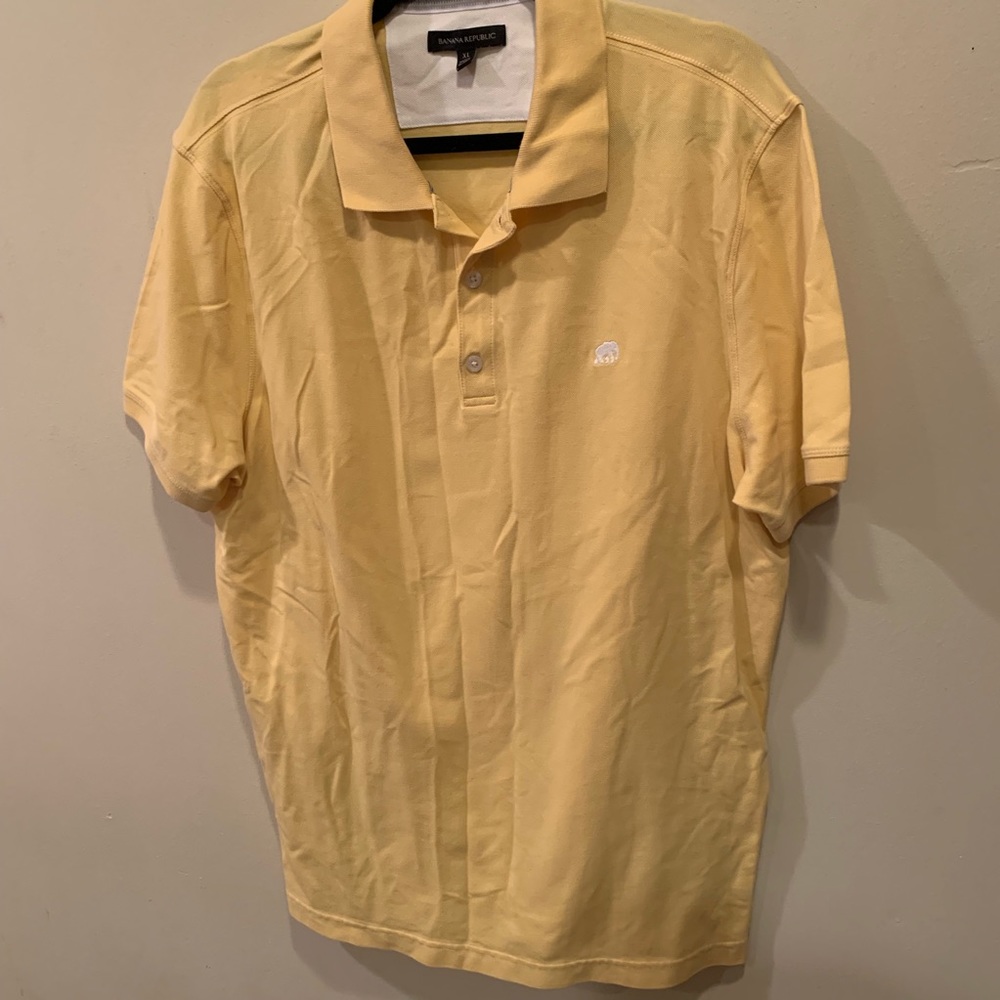Banana Republic - Bright Yellow Polo - Picture 1 of 7